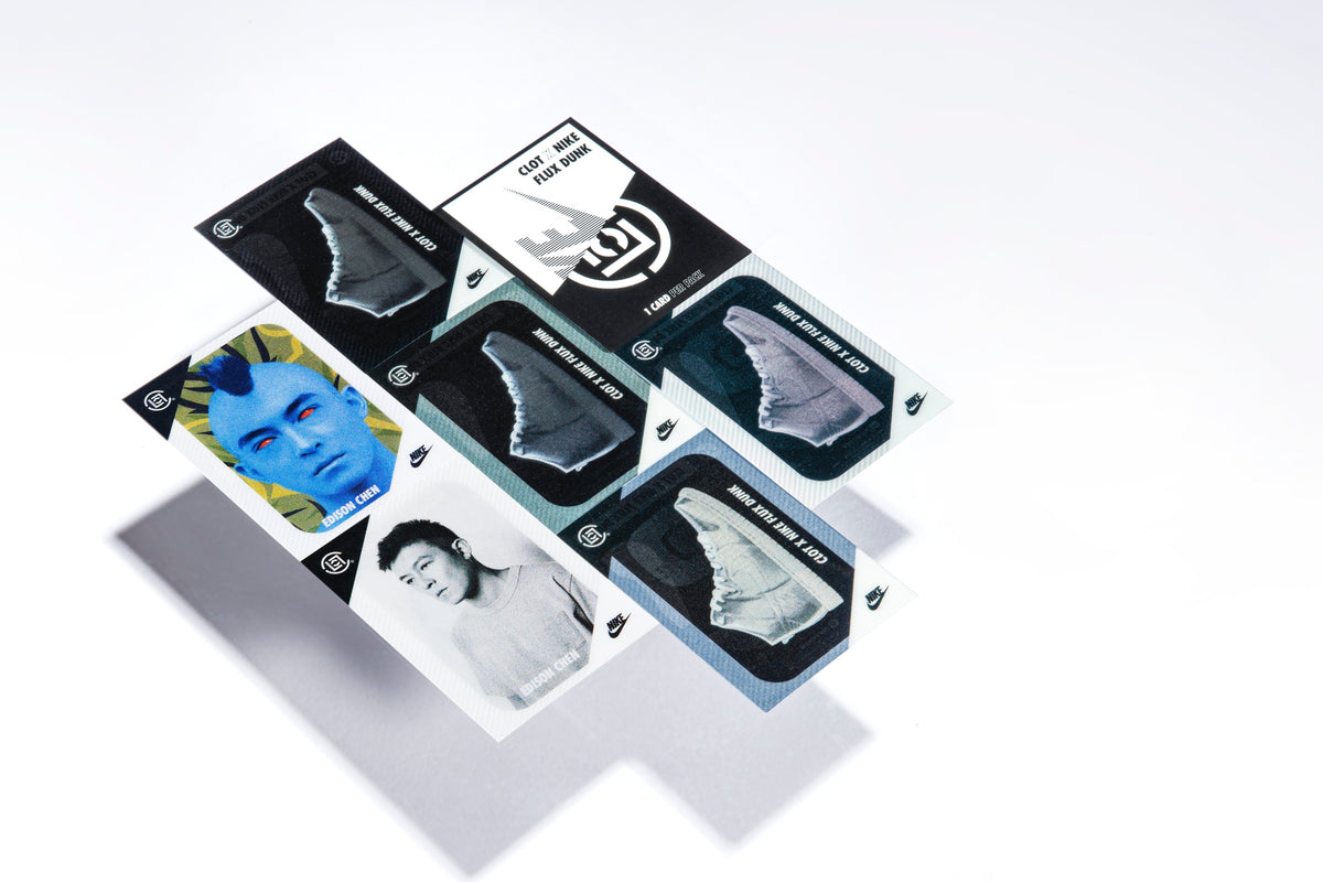 CLOT x NIKE FLUX DUNK COLLECTIBLE CARDS