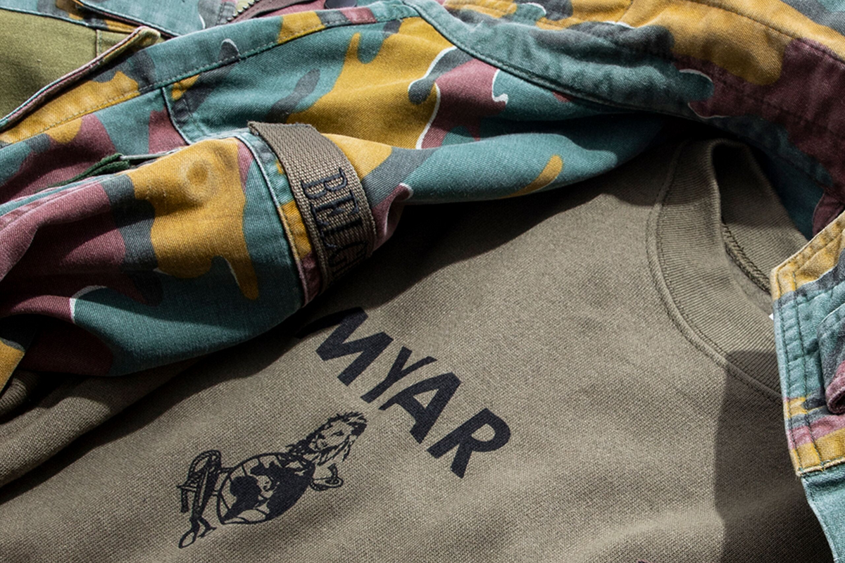 MYAR Repurposes Vintage Military Garments for Fall/Winter 2019