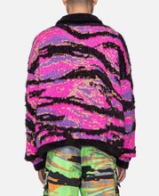 Unisex Jacquard Tiger Sweater (Black)