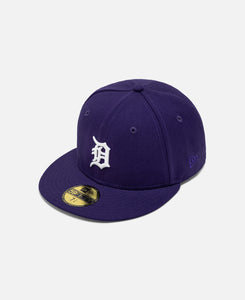 Detroit Tigers Cooperstown Royal Purple 59Fifty Cap (Purple)