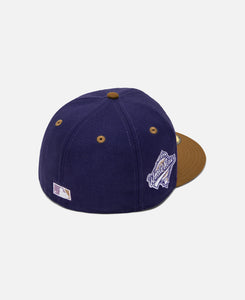 New York Yankees Logo 59FiftyCap (Purple)
