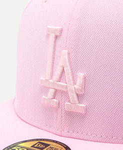 Sakura Los Angeles Dodgers Cooperstown Lava Red Undervisor Pink 59Fifty Cap (Pink)
