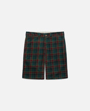 Check Relax Shorts (Green)