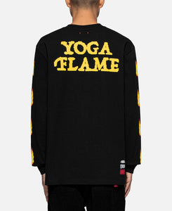 Yoga Flame L/S T-Shirt (Black)
