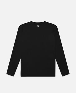CLOTTEE Script L/S T-Shirt (Black)