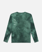 CLOTTEE Script Tie Dye L/S T-Shirt (Green)