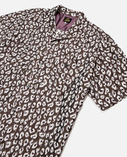 C.O.B. S/S Classic Shirt - Jacquard (Brown)